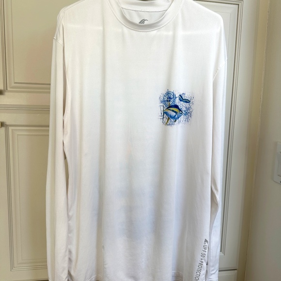 Mens XL Sun Swim Fishing T Shirt Tropical Fish Nautical Cedar Key, Florida  Boat - Picture 2 of 8